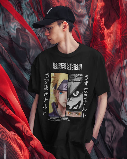 Naruto Half Sleeves Tshirt