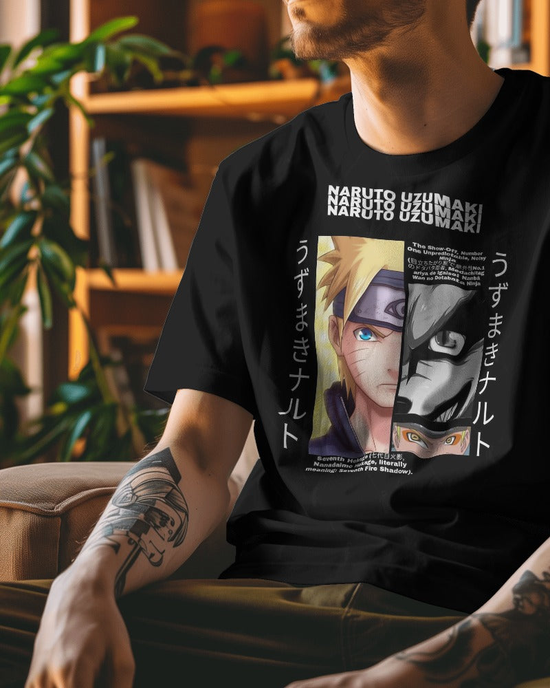 Naruto Half Sleeves Tshirt